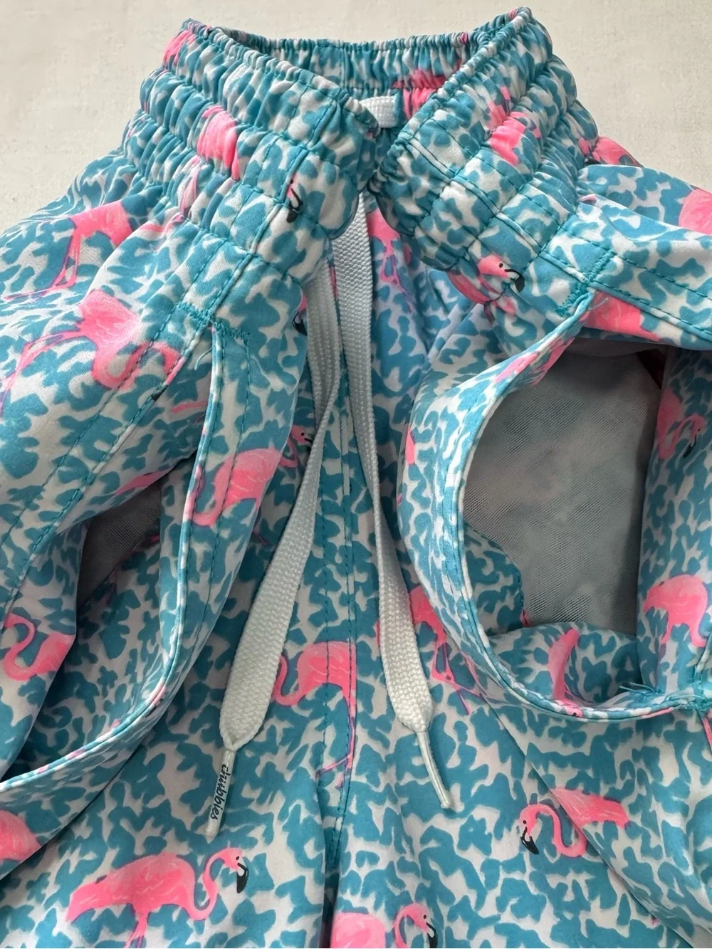 Chubbies The Domingos Are For Flamingos 7” Classic Swim Trunk Small Lined Beach